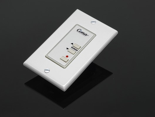 A proprietary control system is integrated into the screen case