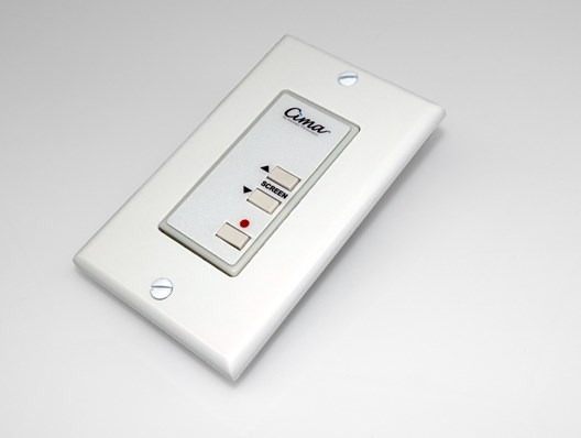 A proprietary control system is integrated into the screen case